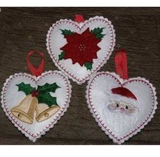 Applique Hearts