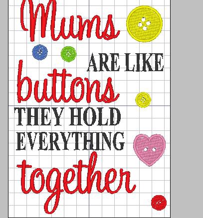 Mums Buttons