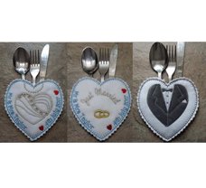 Wedding Cutlery Pockets