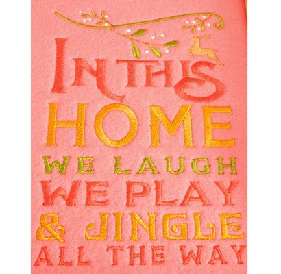 In This Home - Christmas Wordart