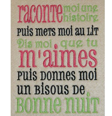 Read me a story - French version