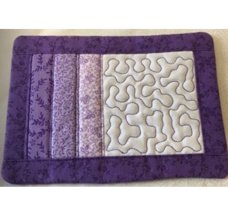 Striped Mug Rug