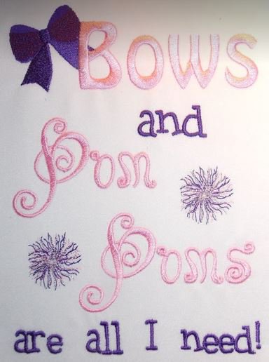 Bows and Pom Poms