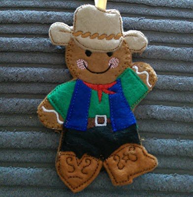 Man Line Dancing Cowboy Ginger