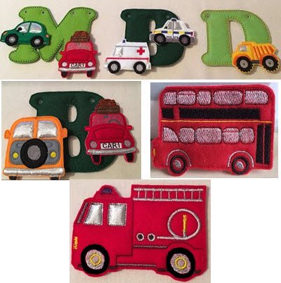 Car Stuffies Set