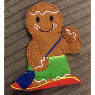 Ginger Paddle Boarder