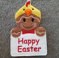 Ginger Easter Chick Gift Pocket