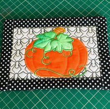 Pumpkin Mug Rug