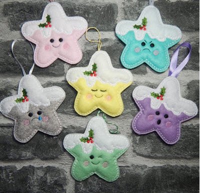 Kawaii Christmas Stars