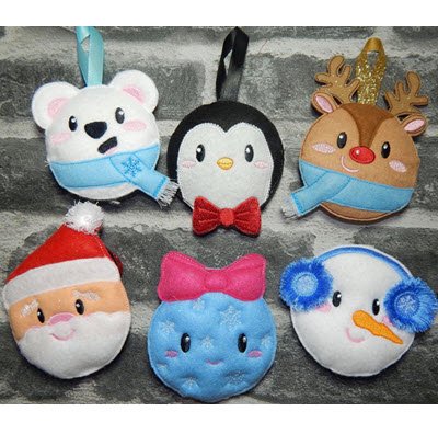 Kawaii Christmas Baubles