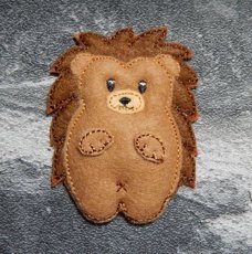 Hedgehog Brooch Pins
