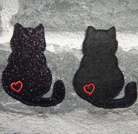 Lucky Black Cat Brooch Pins