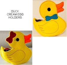 Boy and Girl Duck Cream Egg Holder