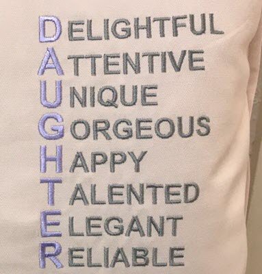 Daughter Wordart