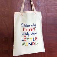 Big Heart Teacher Word Art
