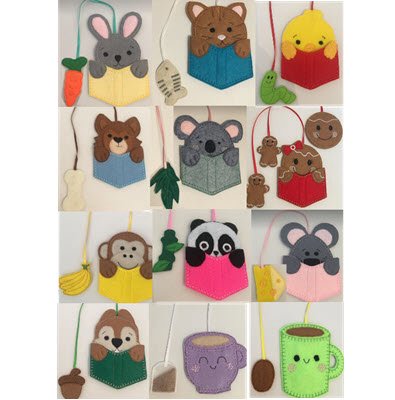 Bookmarks with Hanging Tags