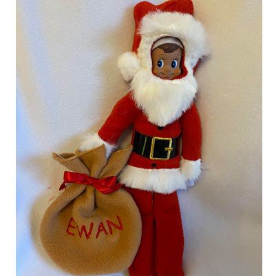 Elf Santa Costume 7x12