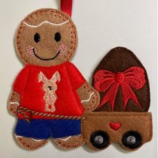 Ginger Pull Cart and Egg
