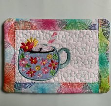 May Mug Rug and Coaster