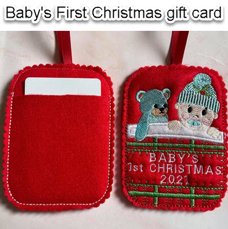 Baby’s First Christmas Gift Card