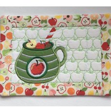 September Mug Rug and Coaster