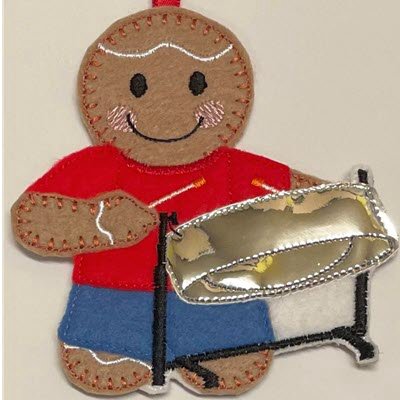 Ginger Steelpan Drum