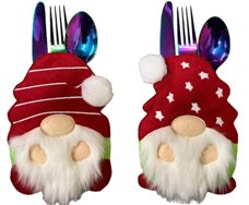 Christmas Gnome Cutlery/Silverware Pockets