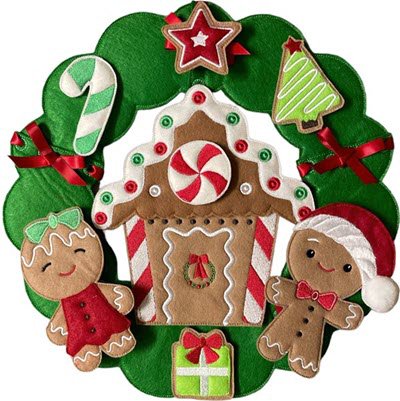 Ginger Wreath Door Hanger