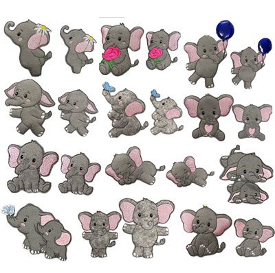 Little Elephants Set