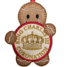 Ginger King Charles Coronation Crown Hanger