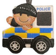 Ginger Police Van