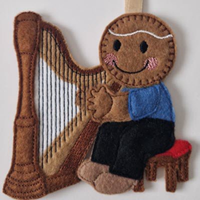 Ginger Harpist