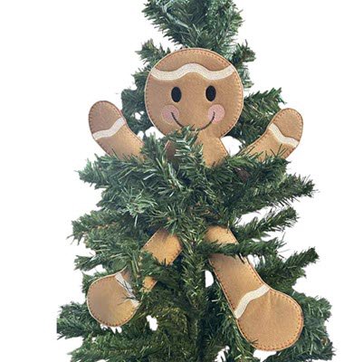 Gingerbread Man Tree Topper or Insert