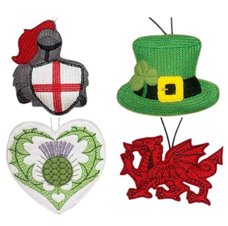 UK Patron Saint Days Complete Set of 4