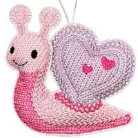 Knit Stitch Valentine Snail