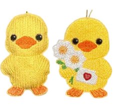 Knit Stitch Valentine Chicks