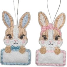 Knit Stitch Bunny Gift Tags