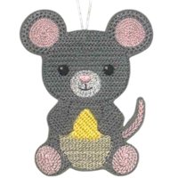 Knit Stitch Mouse Hanger