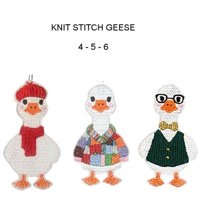 Knit Stitch Geese 4, 5 & 6