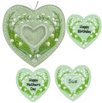 Birthday Flowers Heart – May Lily of the Valley