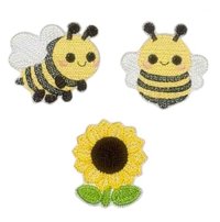 Knit Stitch Bees and Sunflower Brooches