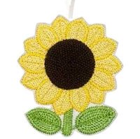 Knit Stitch Sunflower Hanger and Banner