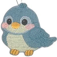 Knit Stitch Blue Bird Hanger and Banner