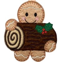 Ginger Yule Log