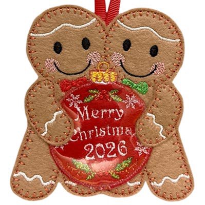 Ginger Christmas Bauble Same Gender Couple